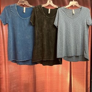 LuLaRoe 3 tops. All size medium.